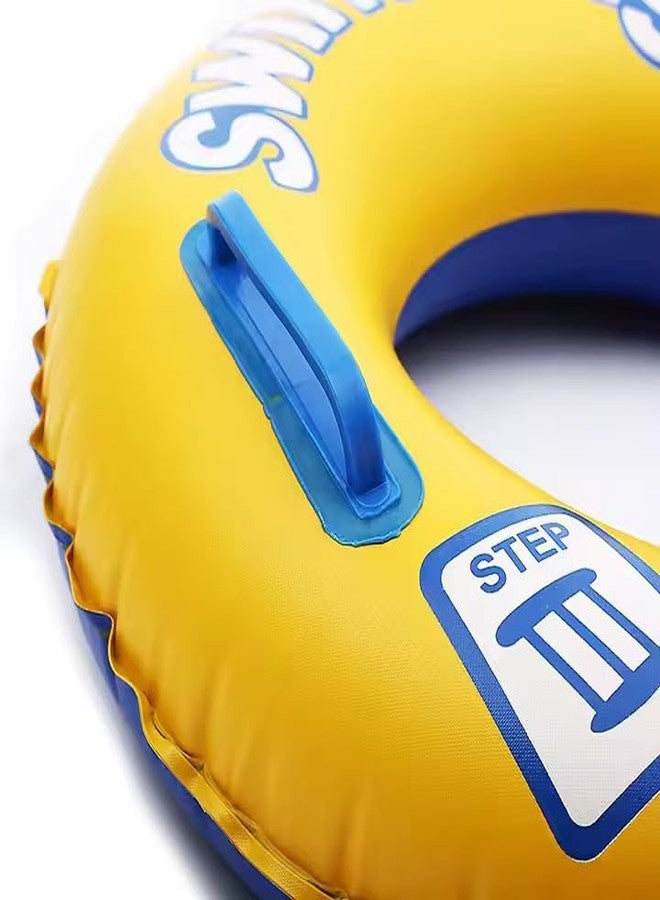 SOLDRIGHT SHOP Kids Swimming Ring | Inflatable Safety Float for Children 7+ | Durable & Comfortable Pool Ring | Fun, Colorful Design for Summer Water Fun | Includes Heavy Duty Pump (90 cm., 1 Pcs.) - Image 5
